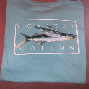 Mens large costal Cotten T-Shirt, gently used.